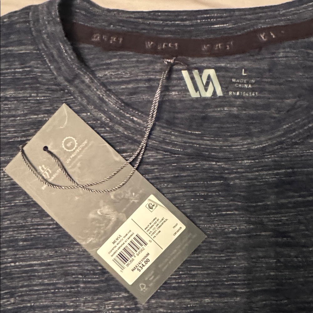 VRST Men's Blue Tank Top - Picture 2 of 3